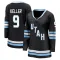 Black Women's Clayton Keller Breakaway Utah Mammoth Home Jersey