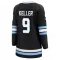 Black Women's Clayton Keller Breakaway Utah Mammoth Home Jersey