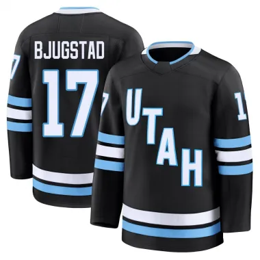 Black Youth Nick Bjugstad Premium Utah Hockey Club Home Jersey
