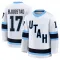White Men's Nick Bjugstad Premium Utah Hockey Club Away Jersey