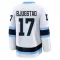 White Men's Nick Bjugstad Premium Utah Hockey Club Away Jersey