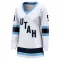 White Women's Clayton Keller Breakaway Utah Mammoth Away Jersey